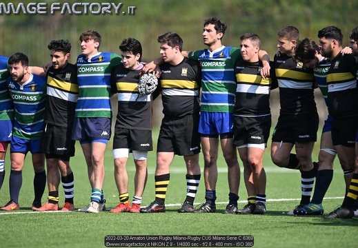 2022-03-20 Amatori Union Rugby Milano-Rugby CUS Milano Serie C (0-29)